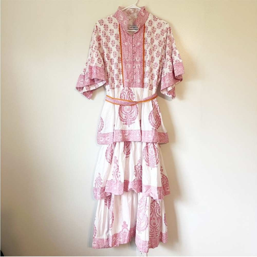 Sue Sartor Tiered Ibiza dress